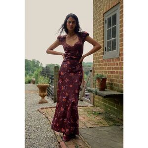 Free People | Dresses | New Free People Butterfly Babe Maxi Dress Size L |  Poshmark